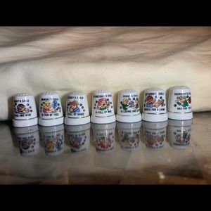 Days of the week porcelain collection